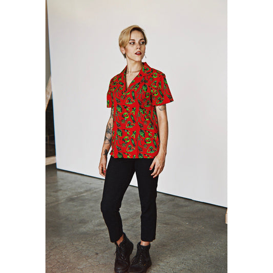 Trick or Trinkets Button-Up