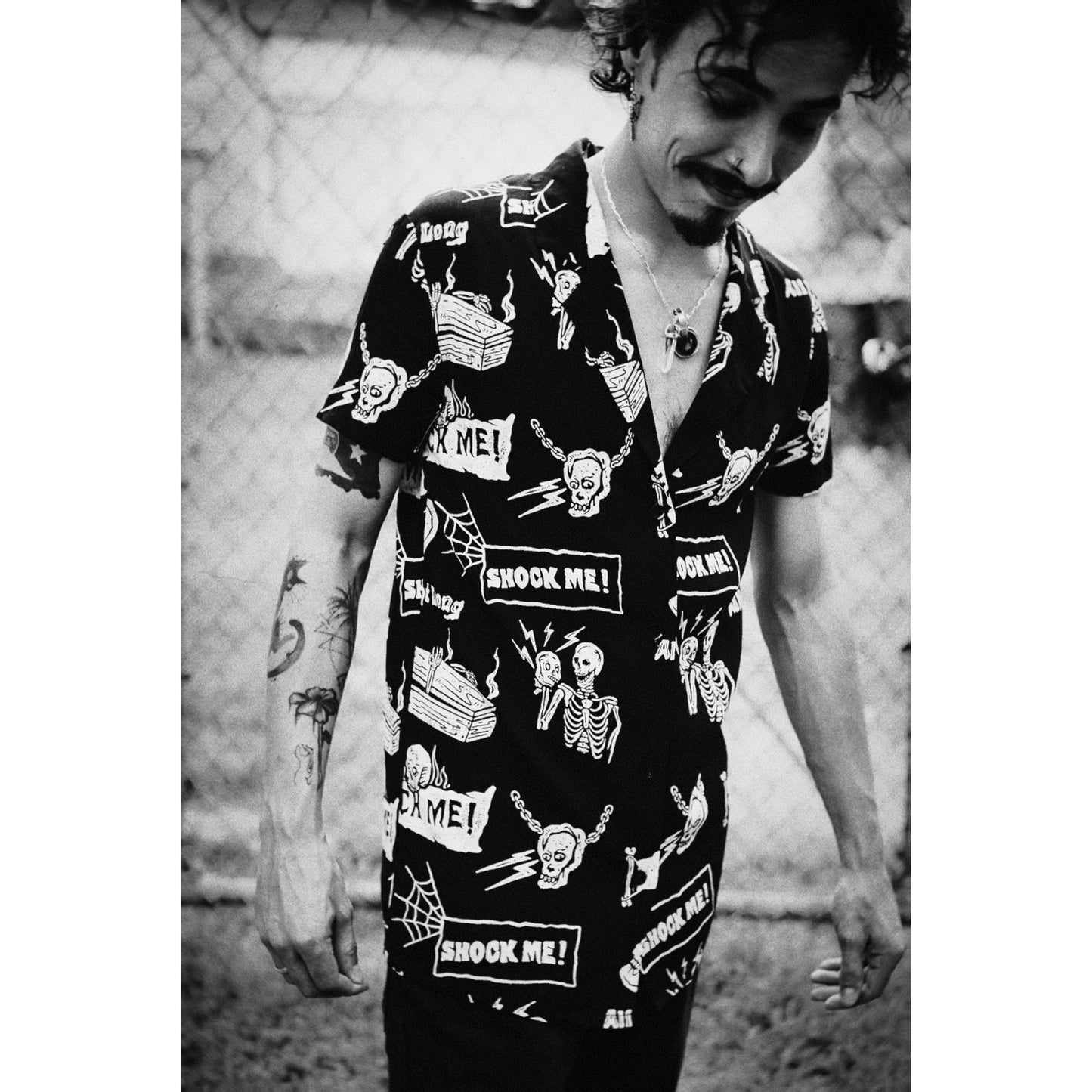 Rock Me, Shock Me Button-Up