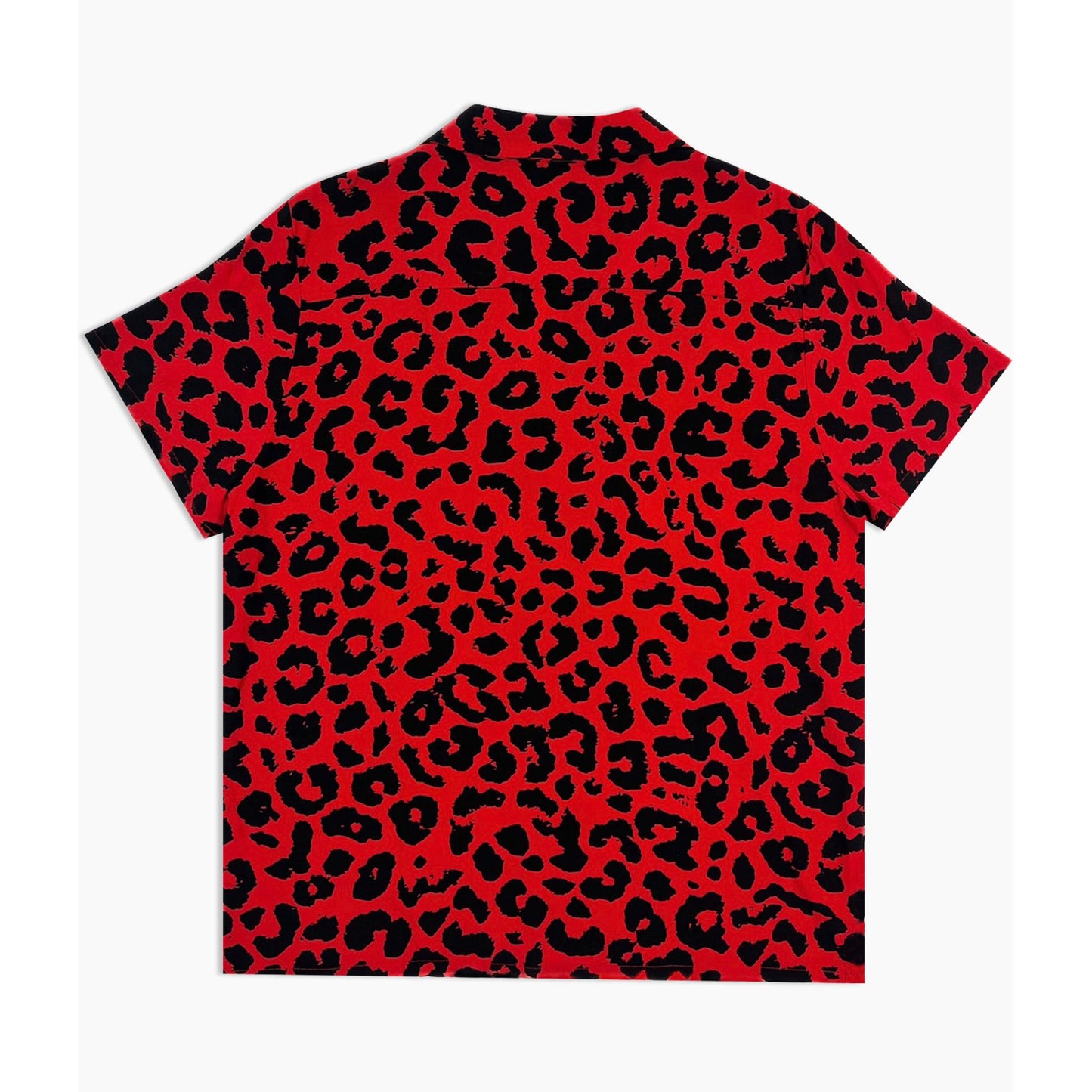 Red Cheetah Button-Up