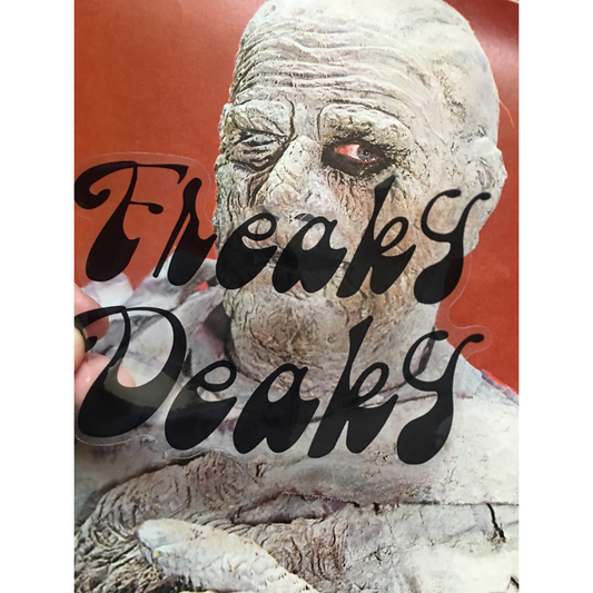 Freaky Deaky Transparent Sticker