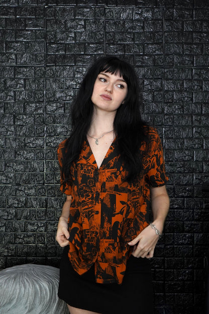 Season of the Witch Button-Up