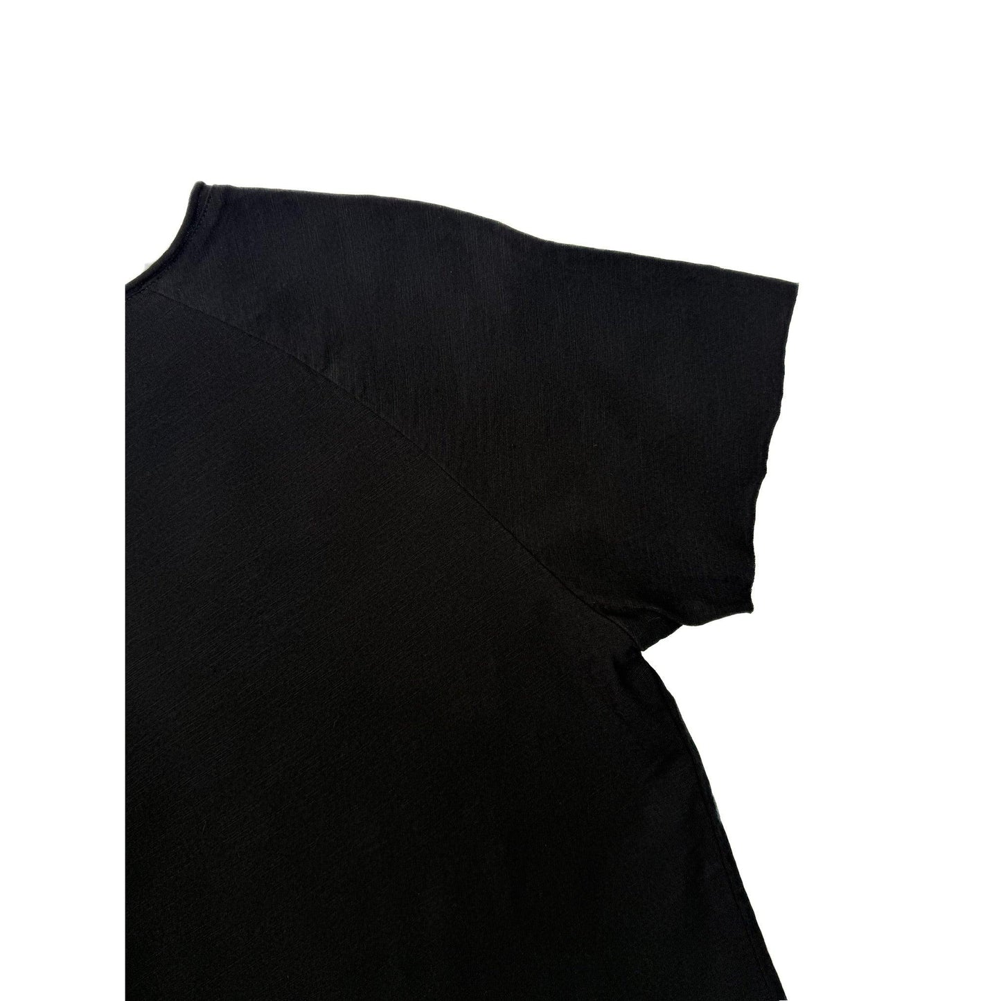 Black Slub Raw Neck Pre-Order