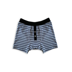 Blue Button Fly Boxers