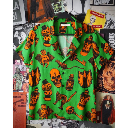 Trick or Trinkets III Button-Up