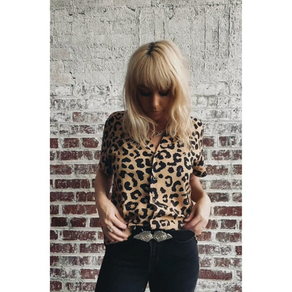 Cheetah Button-Up