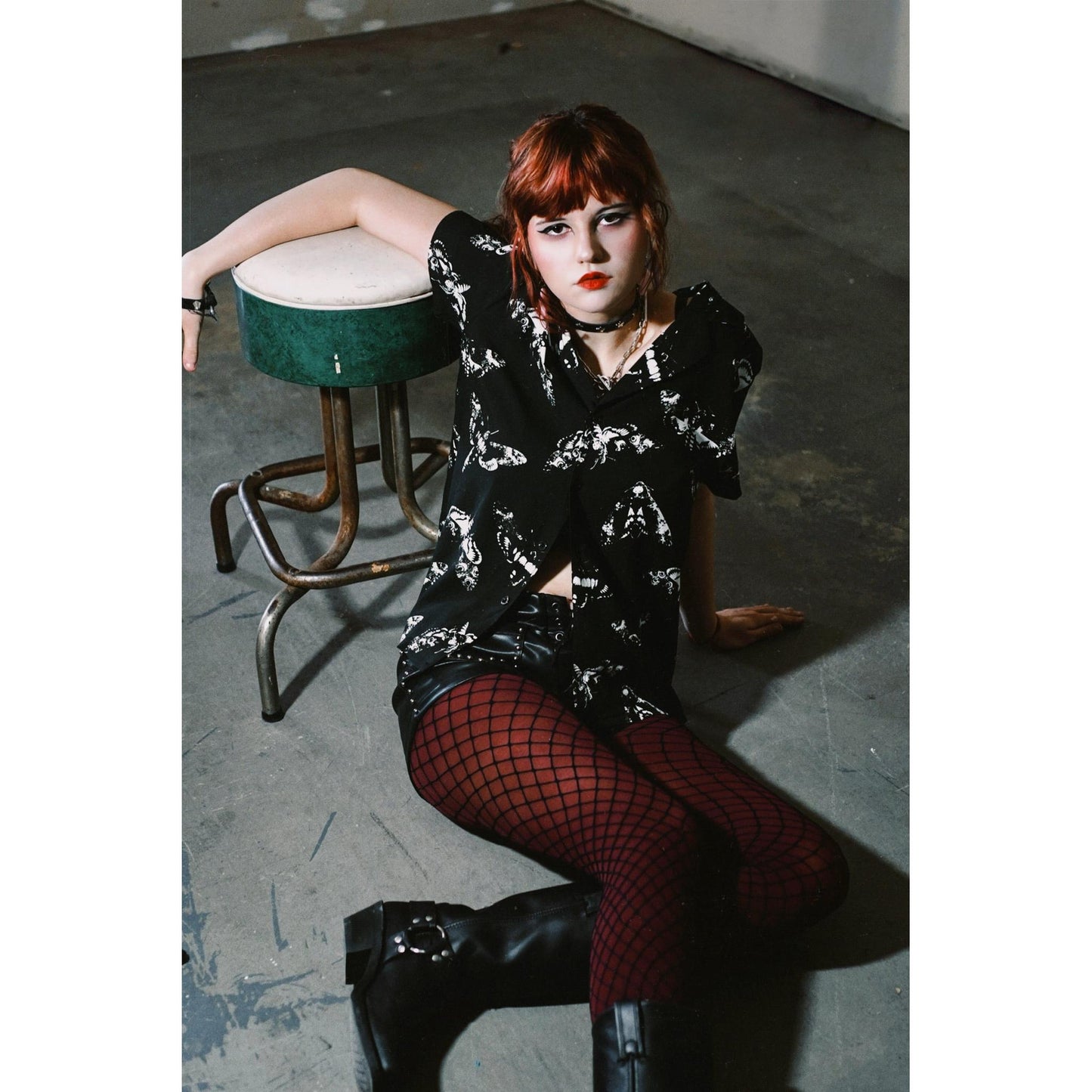 Death's Head Moth Button-Up