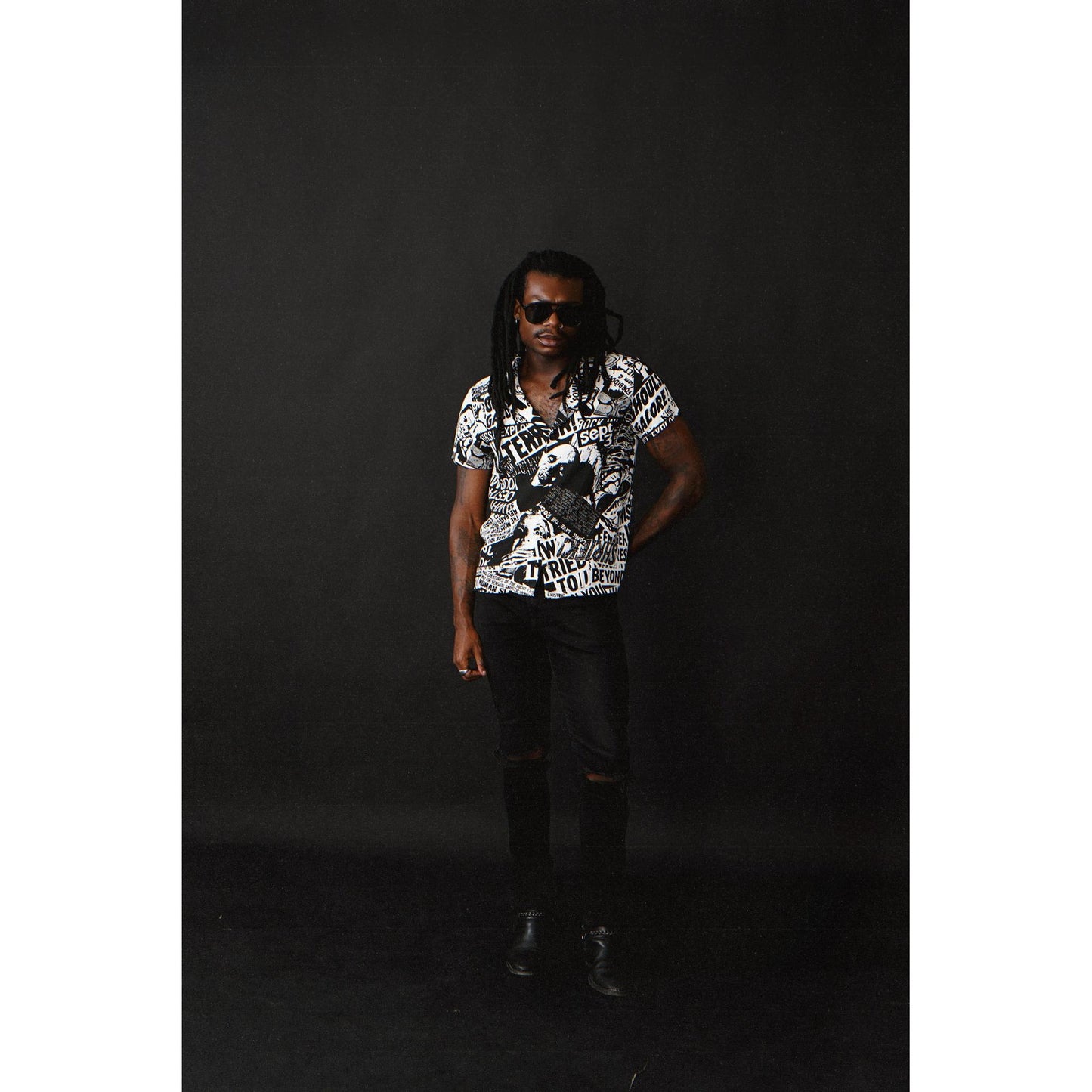 Horror Punk Button-Up