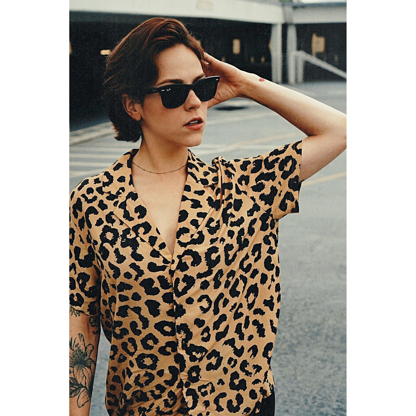 Cheetah Button-Up