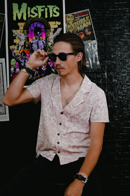 Dusty Leopard Button Up