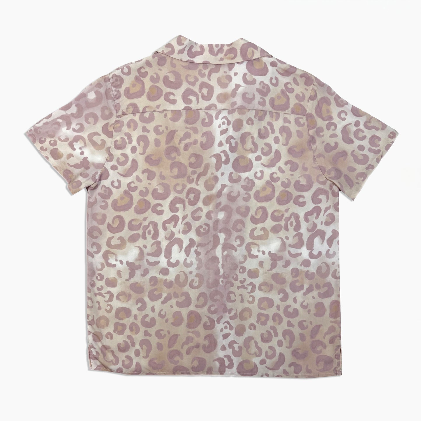 Pink Leopard Button-Up