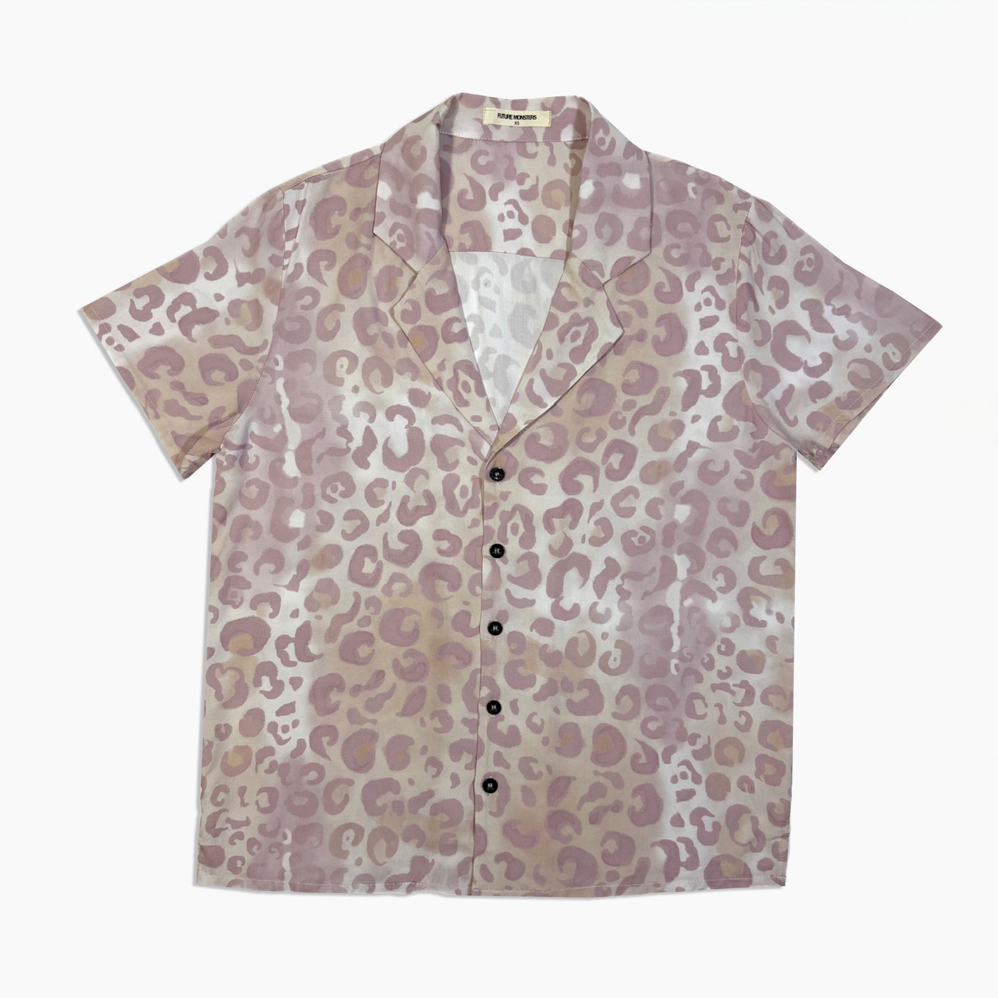 Pink Leopard Button-Up