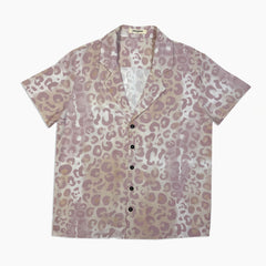 Pink Leopard Button-Up