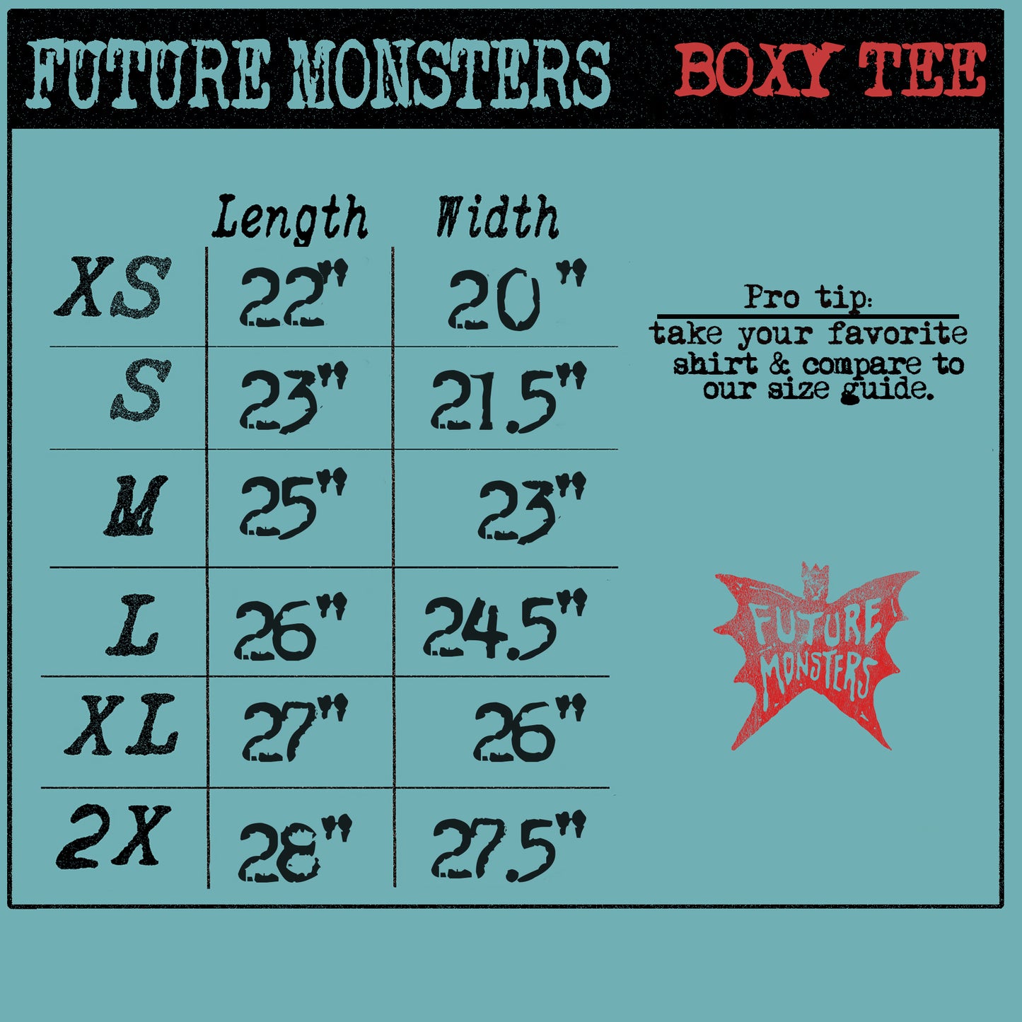 Frankenstein Boxy Tee Pre-Order