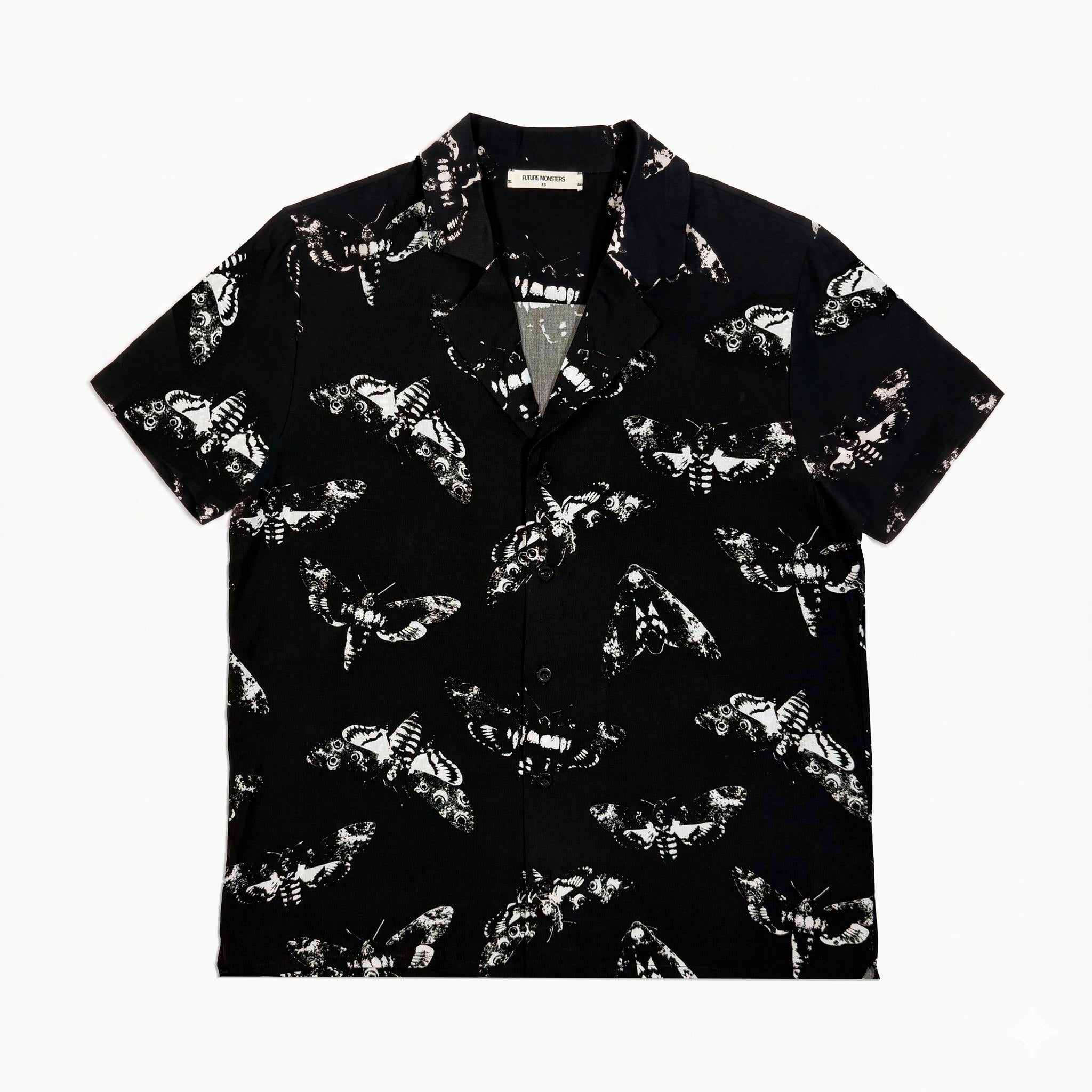 SHOOT playmoTシャツMニューメタルバンド Death's Head Moth Button-Up – Future Monsters