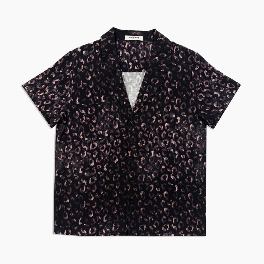 Faded Leopard Button-Up