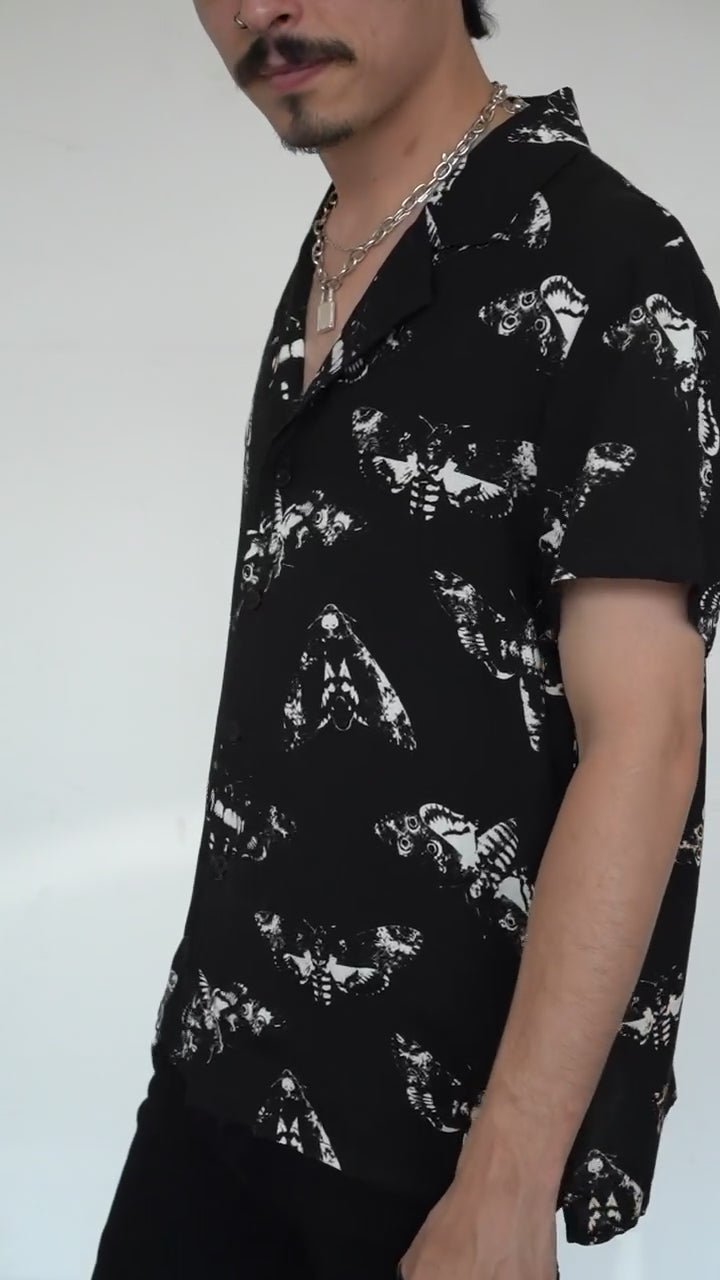 Death's Head Moth Button-Up – Future Monsters