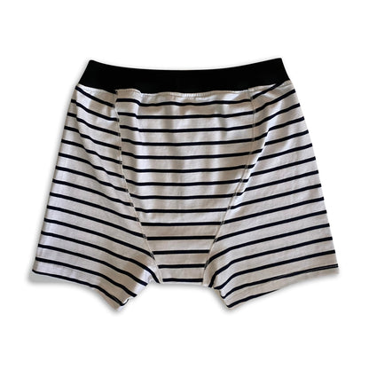 White Button Fly Boxers