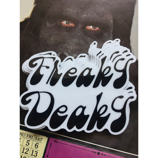 Freaky Deaky Transparent Sticker