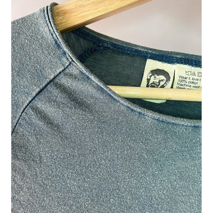 Indigo Raw Neck