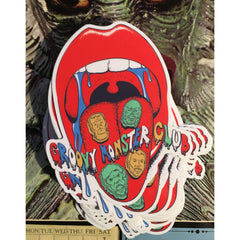Groovy Monster Club Sticker